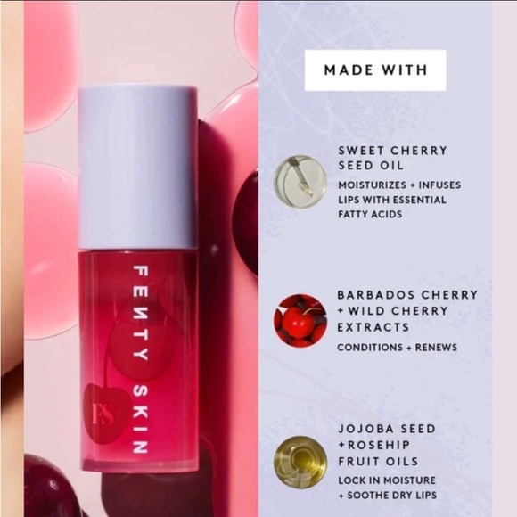 Fenty FRUIT QUENCH'RZ HYDRATING + CONDITIONING LIP OIL DUO NIB - Picture 6 of 11